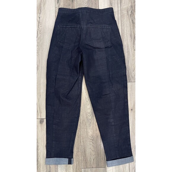 Marithe Francois Girbaud Blue Jeans Vintage Designer Womens 44 Wide Leg Barrel - Picture 5 of 6